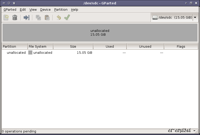GParted
sometimes claims no partitions exist on a disk that is partitioned